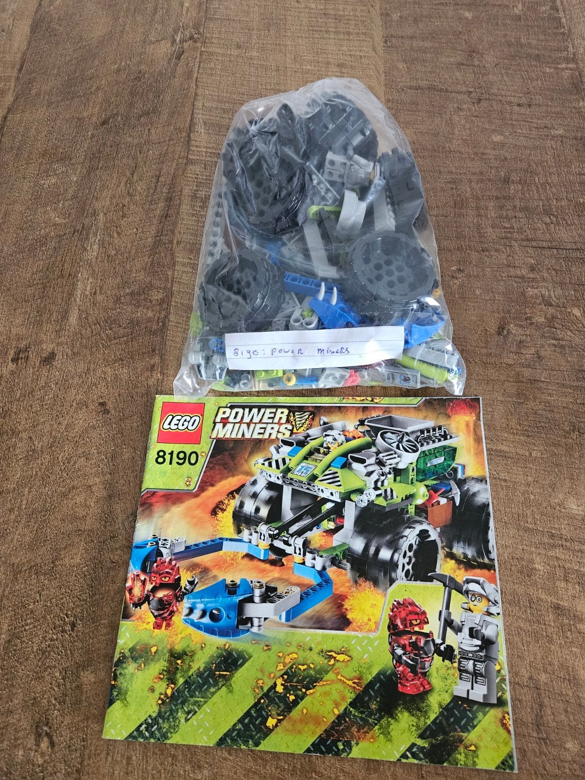 Lego Power Miners 8190: Claw Catcher met instructies, Overige thema's, Lego, Compleet, Ophalen of Verzenden