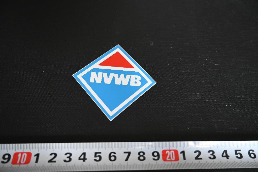 sticker NVWB logo, Verzamelen, Stickers, Zo goed als nieuw, Ophalen