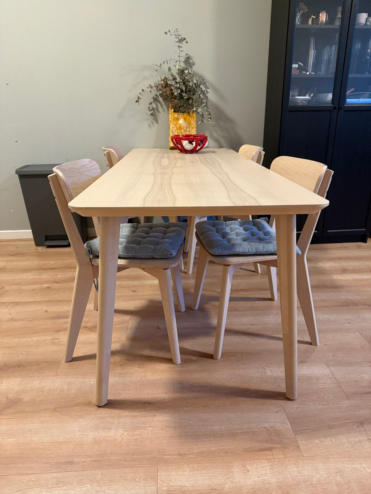IKEA Lisabo eettafel / dining table, Huis en Inrichting, Ophalen, 50 tot 100 cm, Zo goed als nieuw, Vijf personen of meer