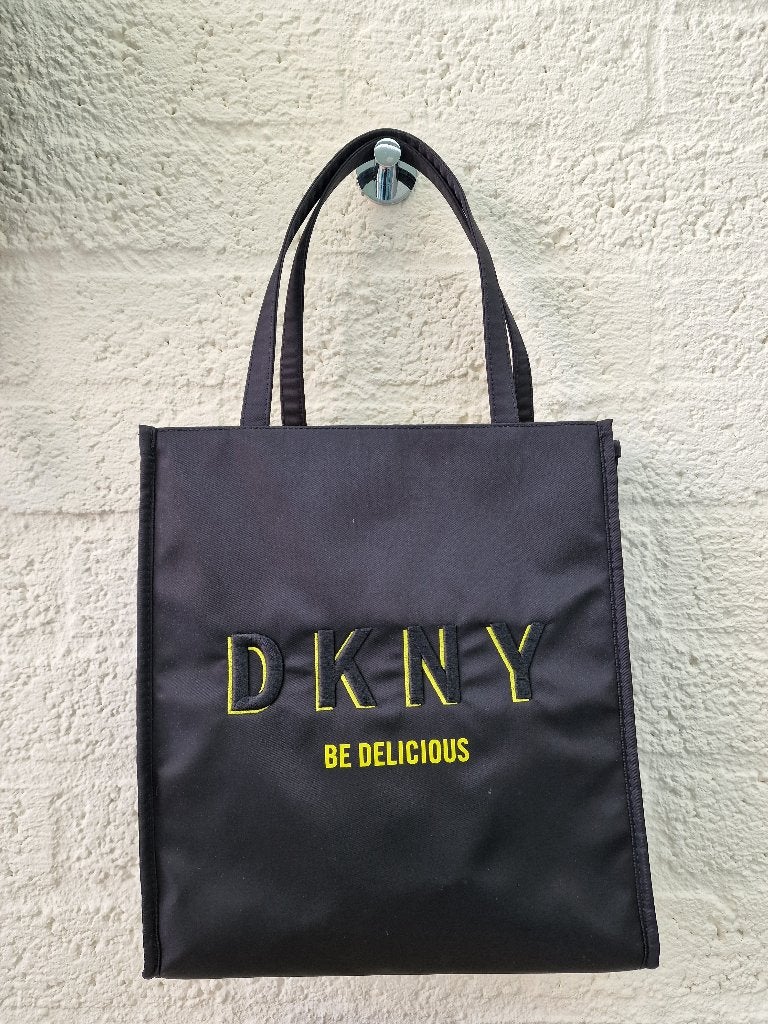 DKNY Be Delicious shopper zwart tas, Ophalen of Verzenden, Zo goed als nieuw, Zwart, Shopper