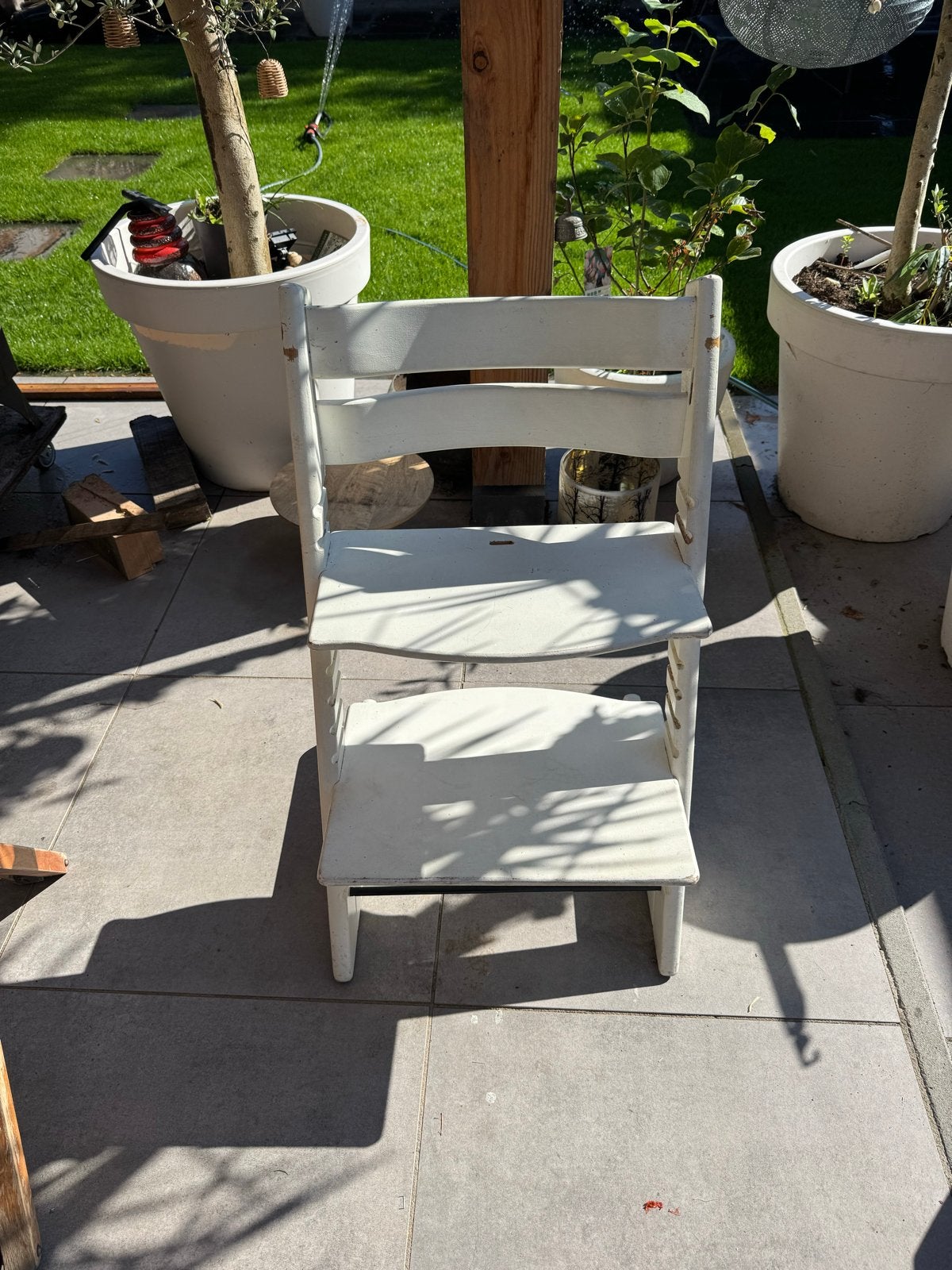 Stokke meegroeistoel - Gebruikt, Ophalen of Verzenden, Gebruikt, Meegroeistoel, Aanschuifbaar