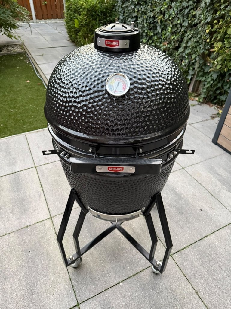 Kamado guru grill L, Ophalen of Verzenden, Zo goed als nieuw, GrillGuru