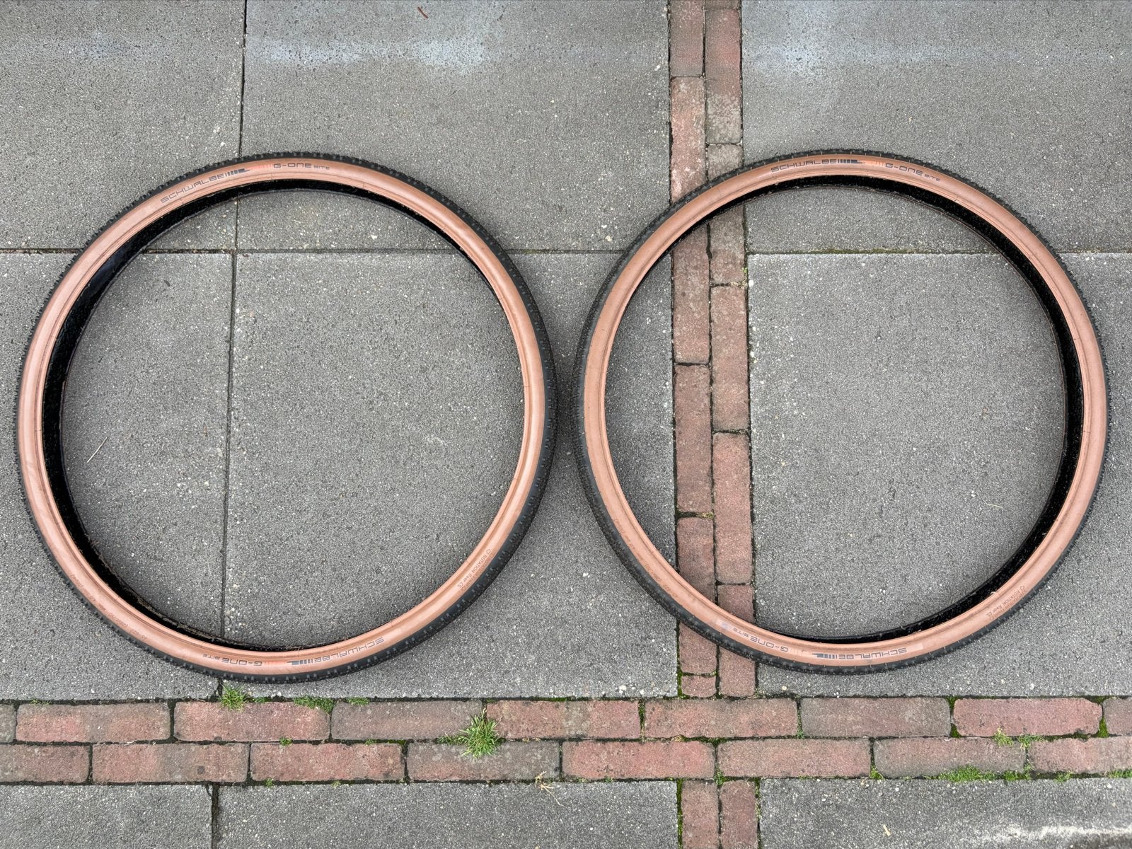 Set Schwalbe G-One Bite 45mm 45-622 28x1.70 banden, Band, Ophalen of Verzenden, Zo goed als nieuw, Gravelbike