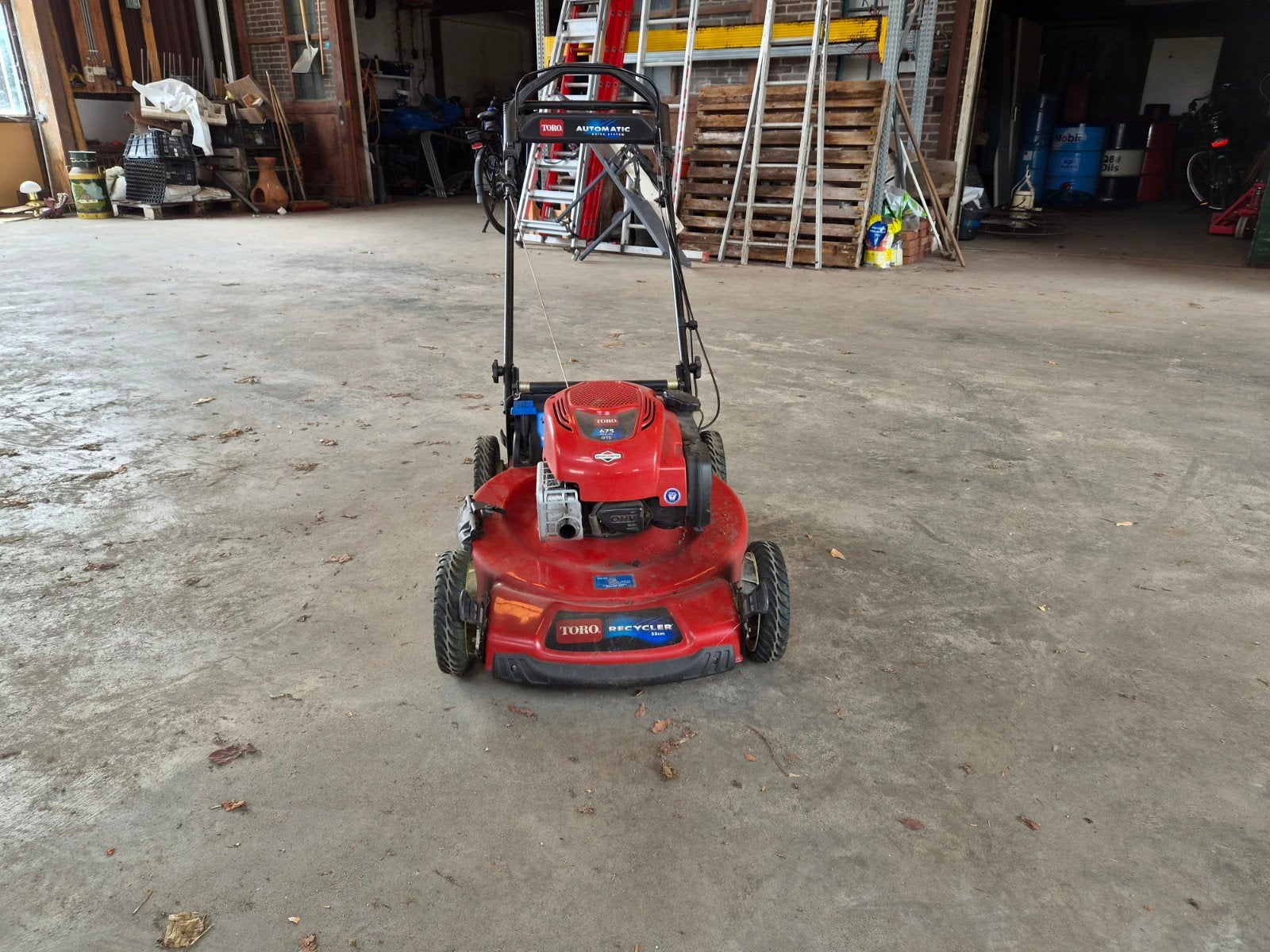 Toro Recycler 55cm Benzine Grasmaaier., Ophalen, Cirkelmaaier, Gebruikt, Toro