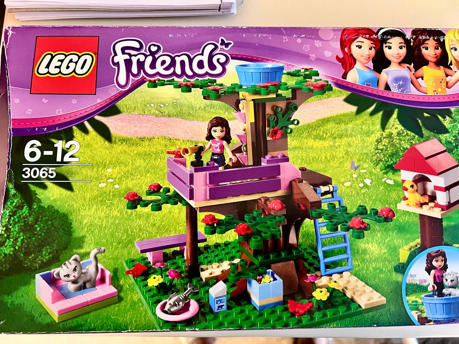 Lego Friends Boomhut 3065 - set met doos en boekje, Ophalen, Friends, Zo goed als nieuw, Losse stenen