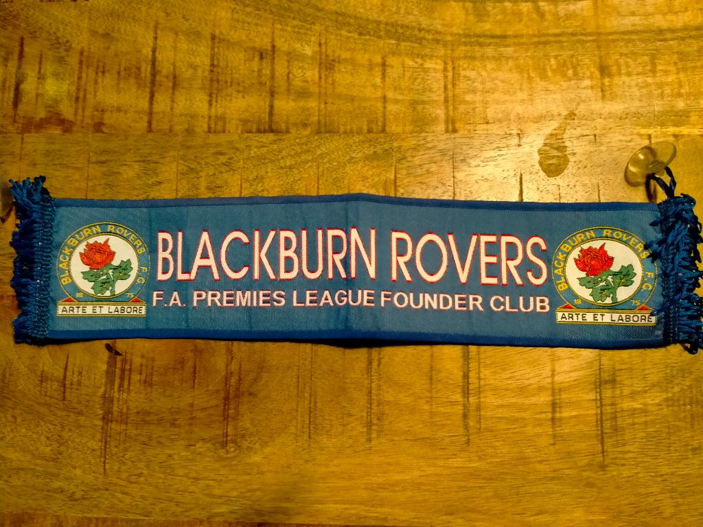 Blackburn Rovers voetbal vaantje club vintage met zuignap, Verzamelen, Sportartikelen en Voetbal, Ophalen of Verzenden, Zo goed als nieuw