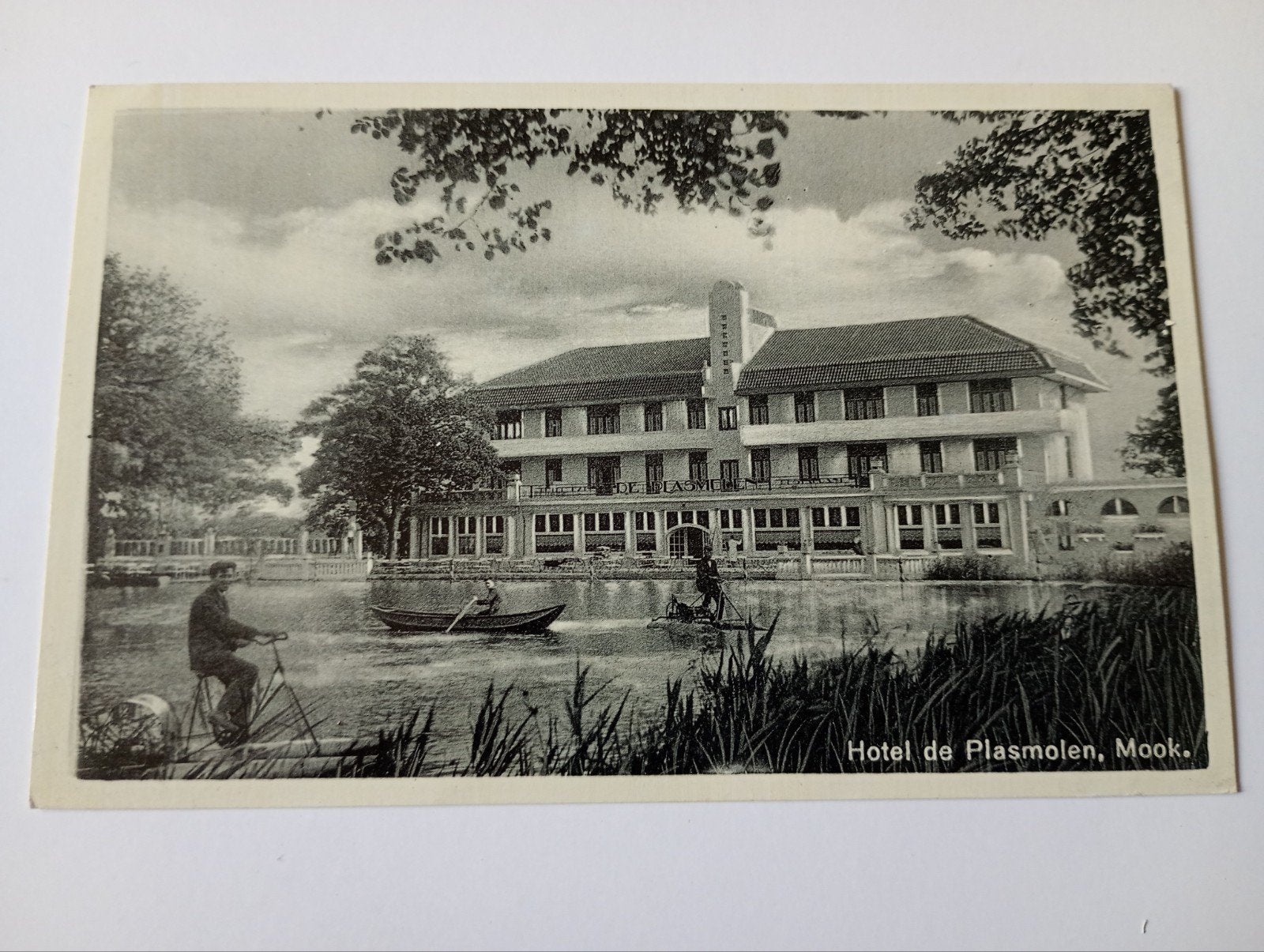 Mook bij Nijmegen Hotel De Plasmolen 1940, Ophalen of Verzenden, 1920 tot 1940, Gelopen, Gelderland