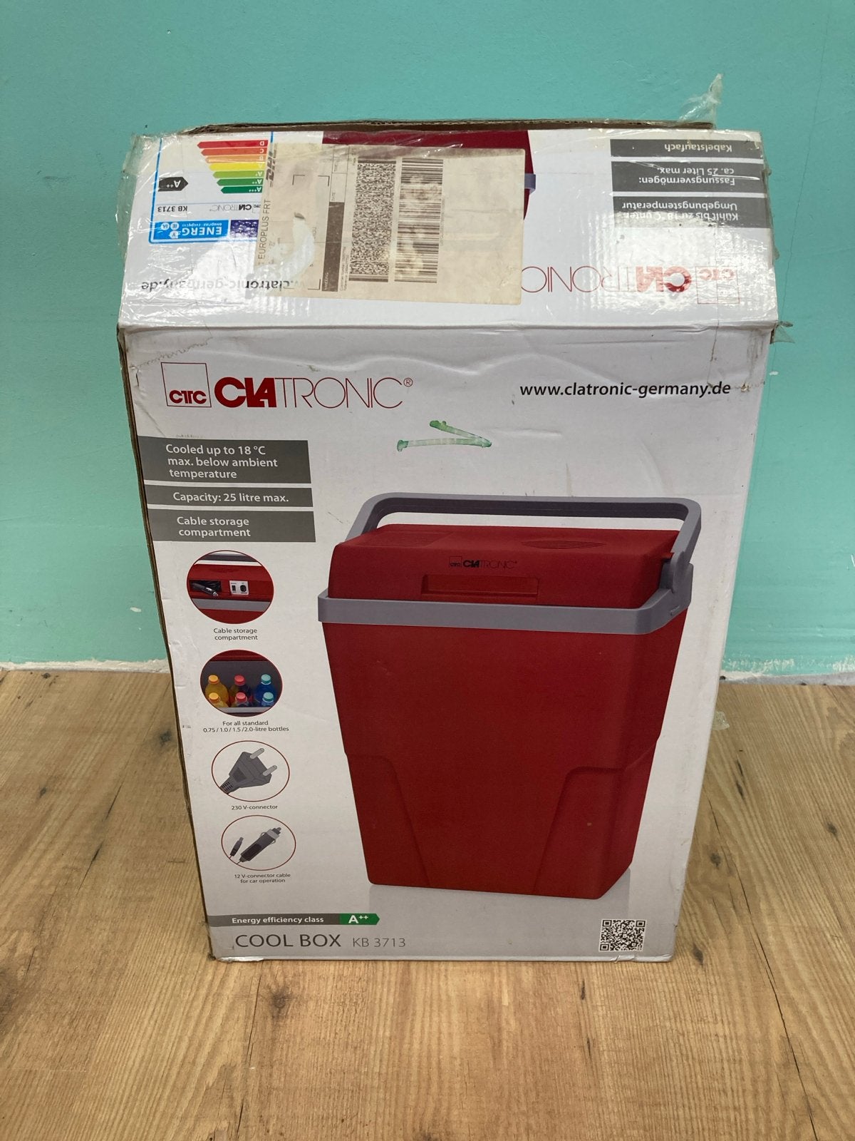 Ciatronic KB 3713 Elektrische Koelbox - 25 Liter, Ophalen, Zo goed als nieuw, Koelbox, Elektrisch