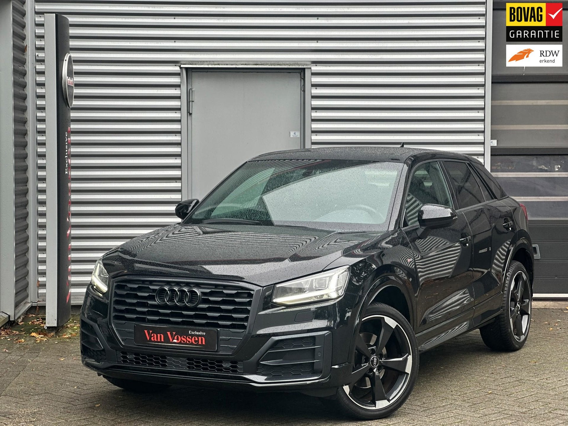 Audi Q2 1.4 TFSI 3X S-Line|Pano|Black|Aut|150PK, 12 maanden, Gebruikt, 4 cilinders, Zwart