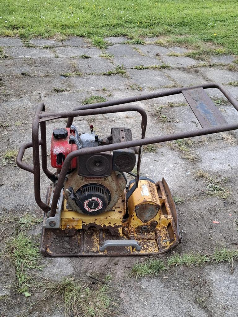 Wacker trilplaat  met Yanmar dieselmotor, Doe-het-zelf en Verbouw, Ophalen, Gebruikt