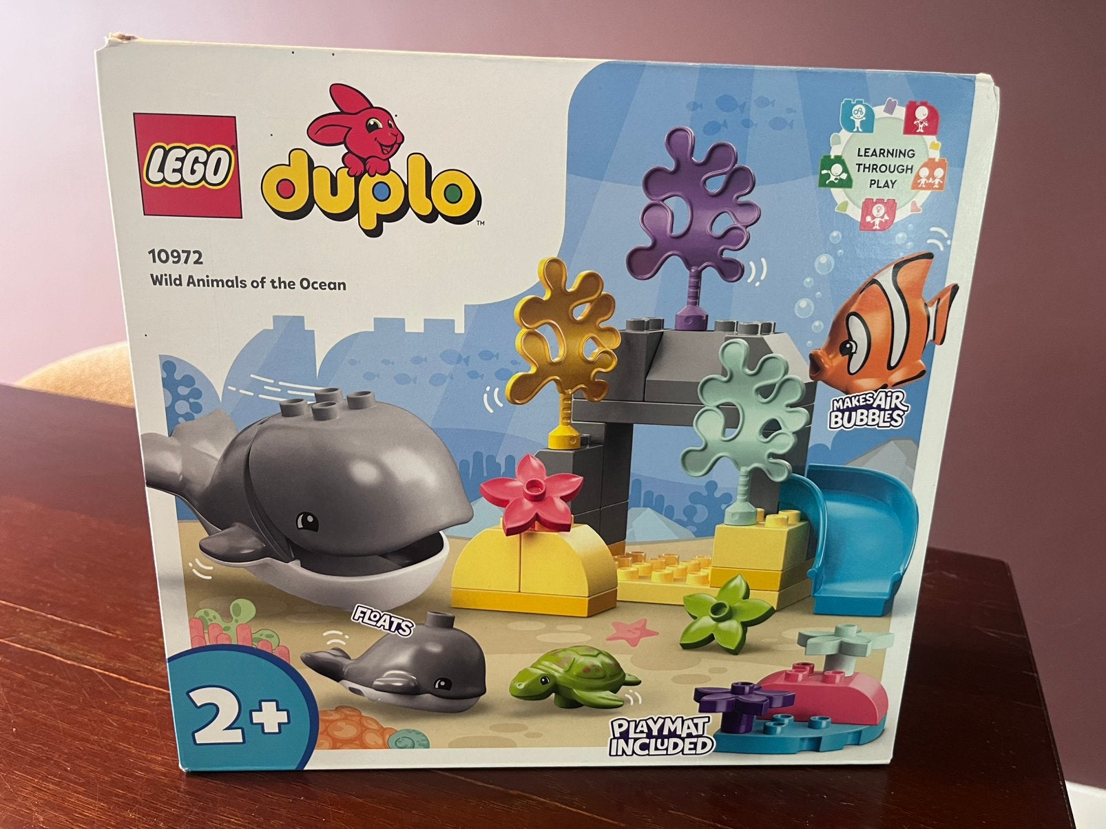 LEGO duplo 10972 wild animals of the ocean, Ophalen, 10 tot 50 stukjes, Zo goed als nieuw