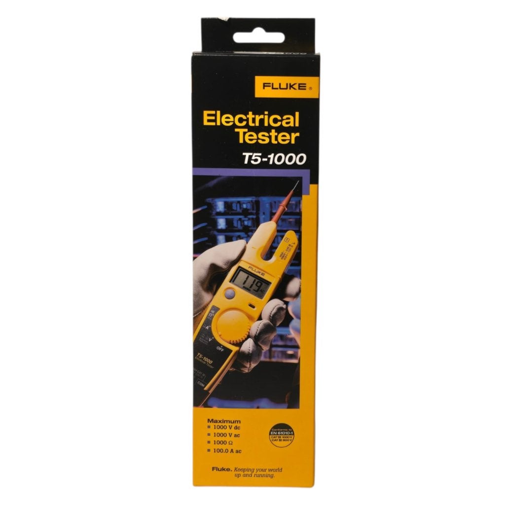 Fluke T5-1000 Tweepolige spanningstester | Nieuw, Fluke, Gebruikt, https://www.fluke.com/nl-nl/ondersteuning/contact, 6920 Seaway Blvd, Everett, WA 98203, Verenigde Staten