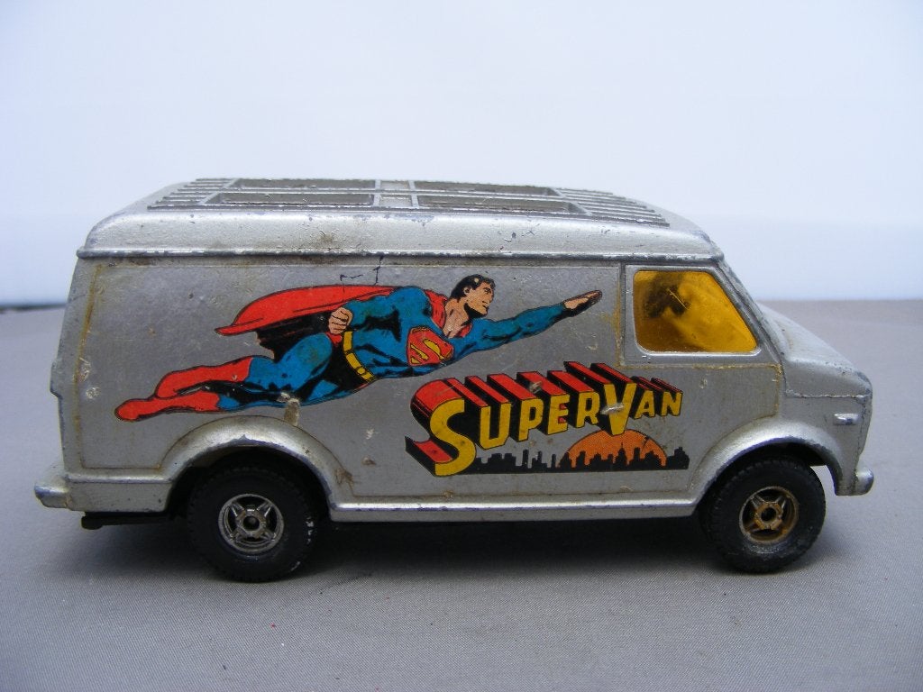 Chevrolet van Corgi  Superman incompleet 1/36, Ophalen of Verzenden, Gebruikt, Auto