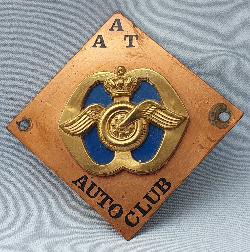 Grille Badge Auto Club AAT met baretembleem, Verzenden, Gebruikt, Auto's