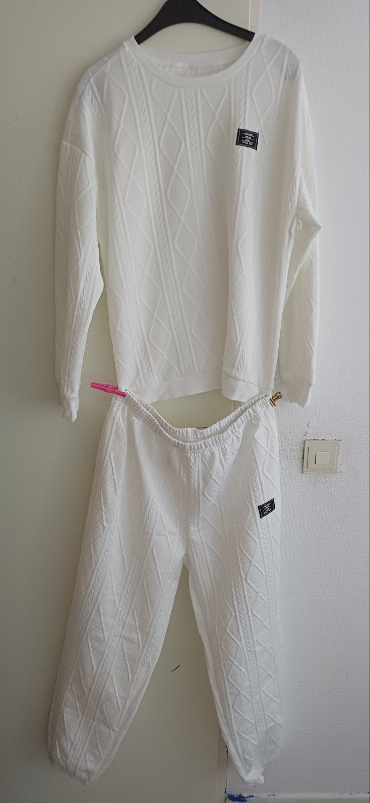 Modern wit pak - Comfortabele set voor heren maat XL, Kleding | Heren, Kostuums en Colberts, Classic Wear, Wit, Nieuw, Overige maten