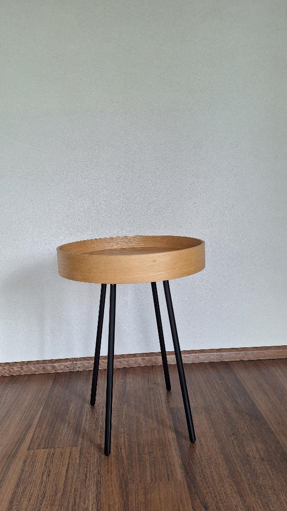 Zuiver Oak Trey - Bijzettafel, Ophalen, Rond, Nieuw, 55 tot 75 cm
