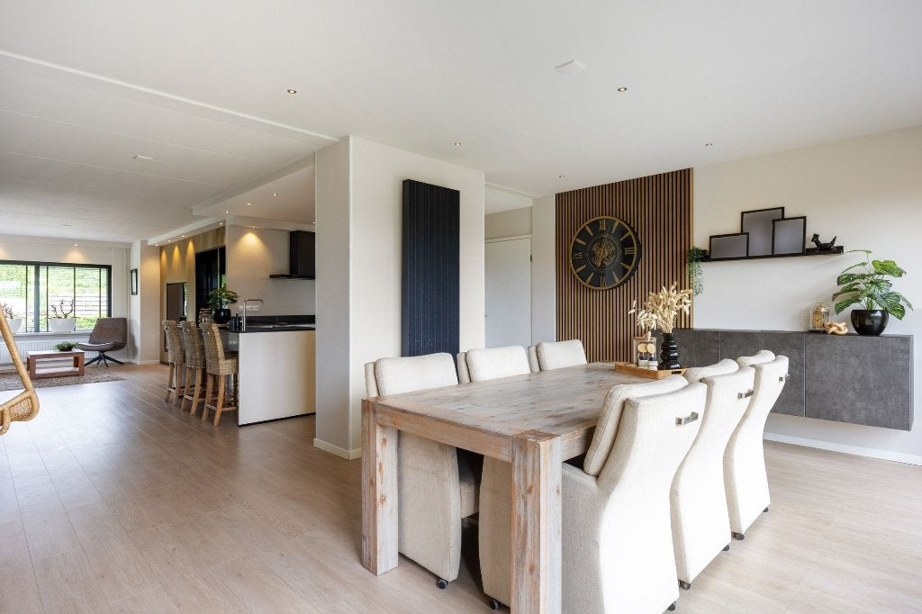 Eetkamer set, Huis en Inrichting, Complete eetkamers, Zo goed als nieuw, 4 tot 6 stoelen, Ophalen