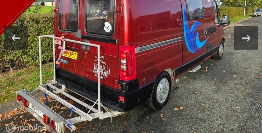 Draaibare fietsendrager ducato, boxer, jumper, Ophalen, Gebruikt