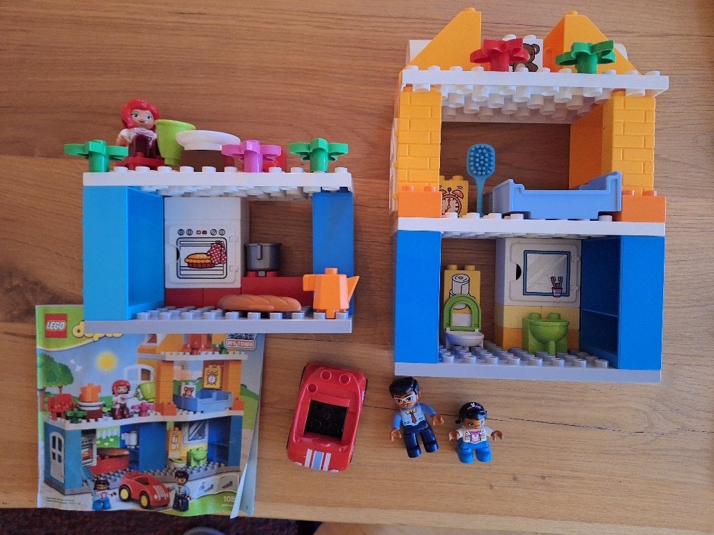 LEGO Duplo Familiehuis set 10835, Inclusief instructies, Ophalen of Verzenden, Zo goed als nieuw, Duplo