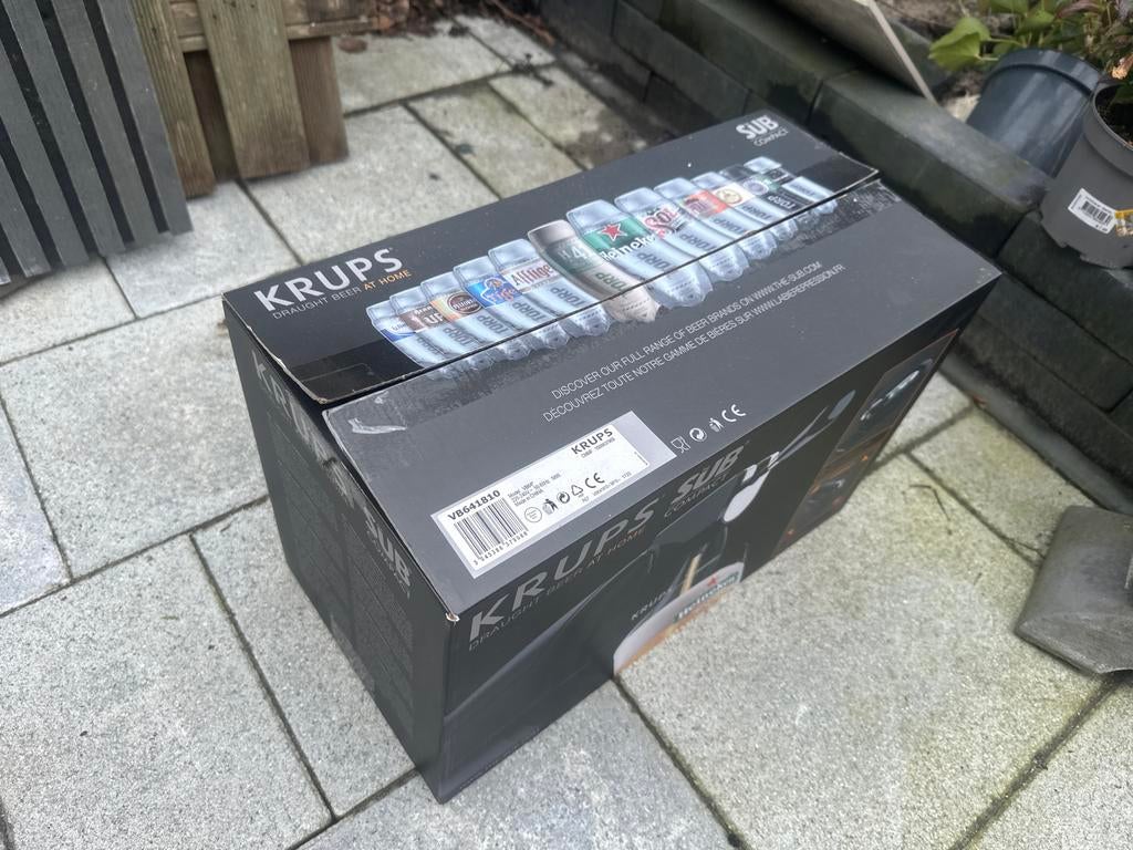 Krups The Sub Compact thuistap biertap Heineken, Ophalen of Verzenden, Gebruikt