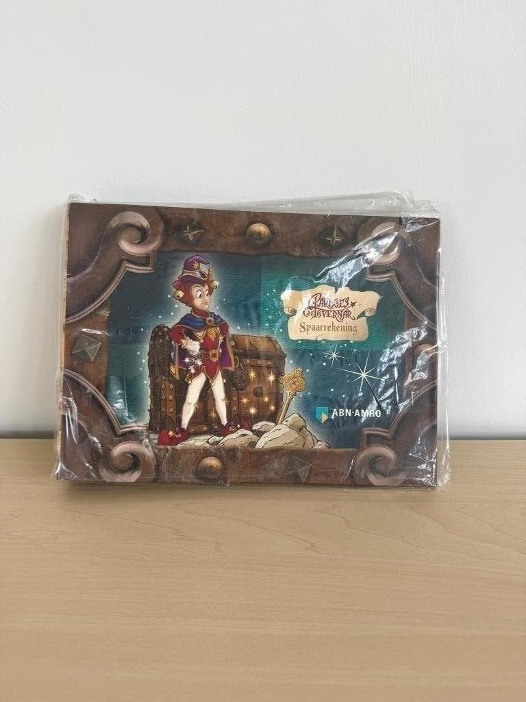 Efteling ABN AMRO spaarrekening spaar boekje NIEUW, Ophalen of Verzenden, Nieuw, Beeldje of Poppetje