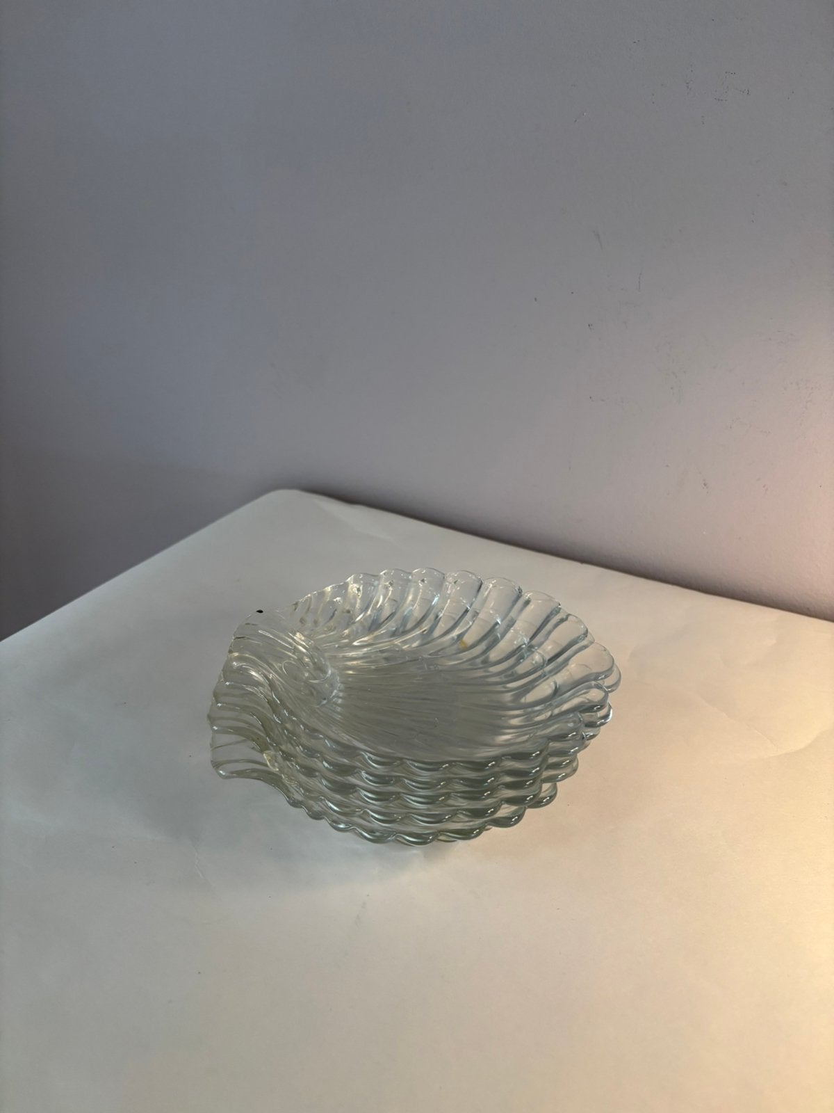 Vintage Duralex France schelpen schaaltjes glas, Verzenden
