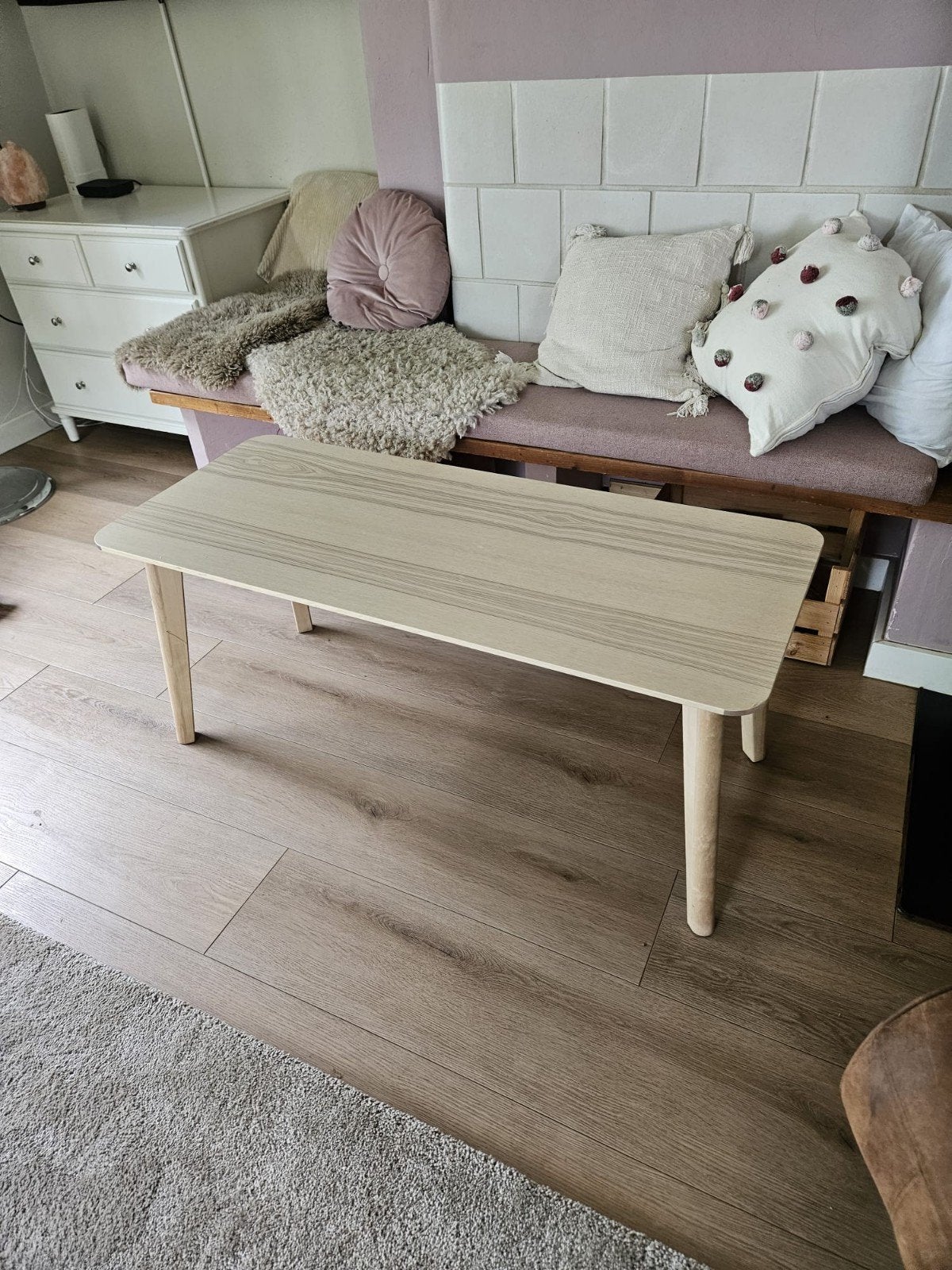 Lisabo salontafel Ikea, Ophalen, 100 tot 150 cm, 50 tot 100 cm, Zo goed als nieuw