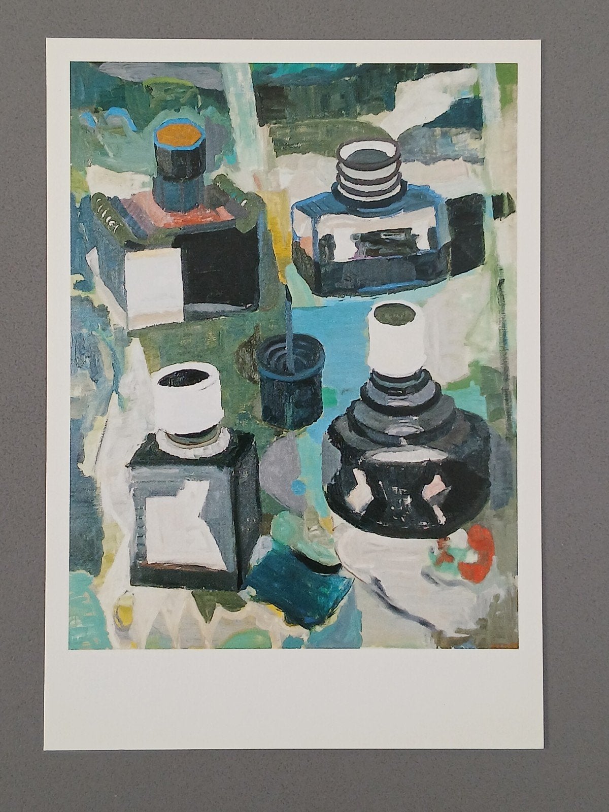 Kunstkaart - Hans Ebeling Koning - Inktpotten (1990), Verzenden, 1980 tot heden, Ongelopen, Overige thema's