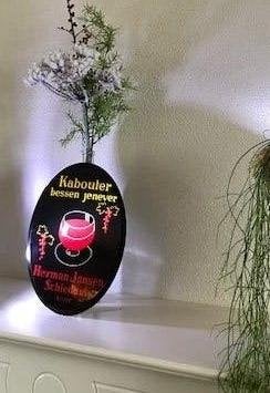 Kabouter bessenjenever reclamebord ., Verzamelen, Merken en Reclamevoorwerpen, Verzenden, Nieuw, Reclamebord