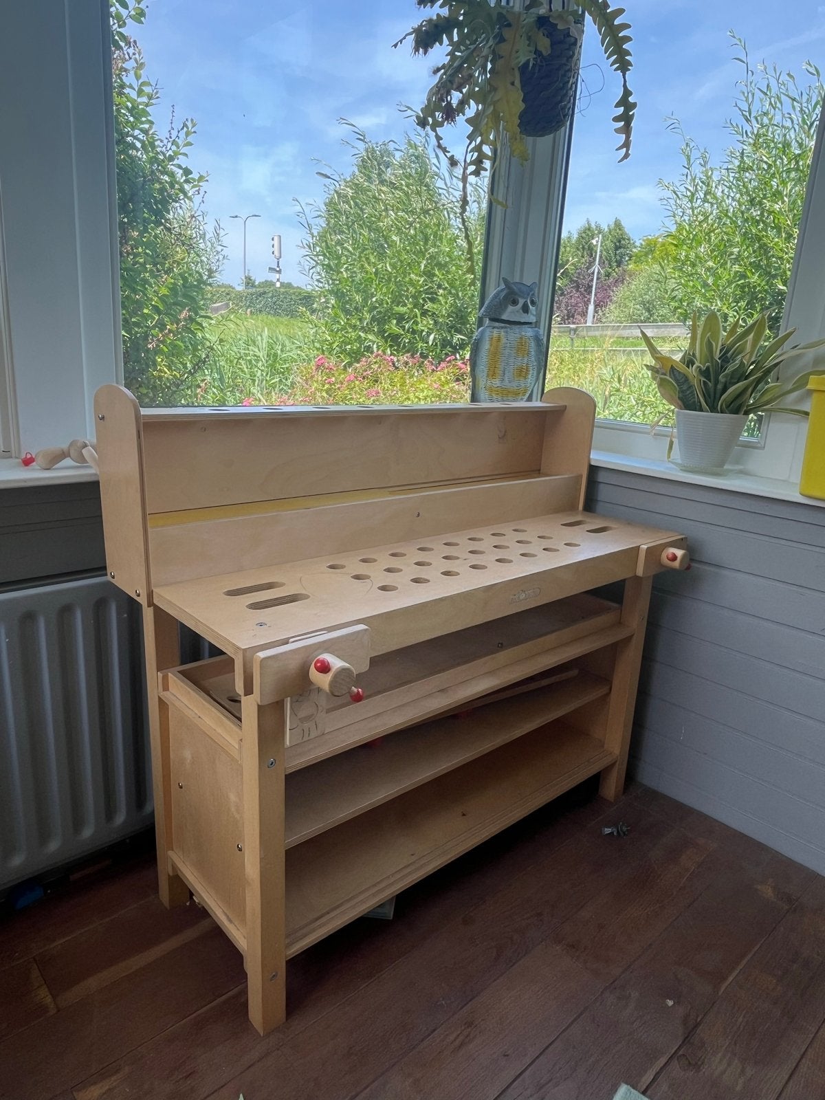 Houten werkbank educo speelgoedgereedschap, Ophalen, Gebruikt, Bouwen