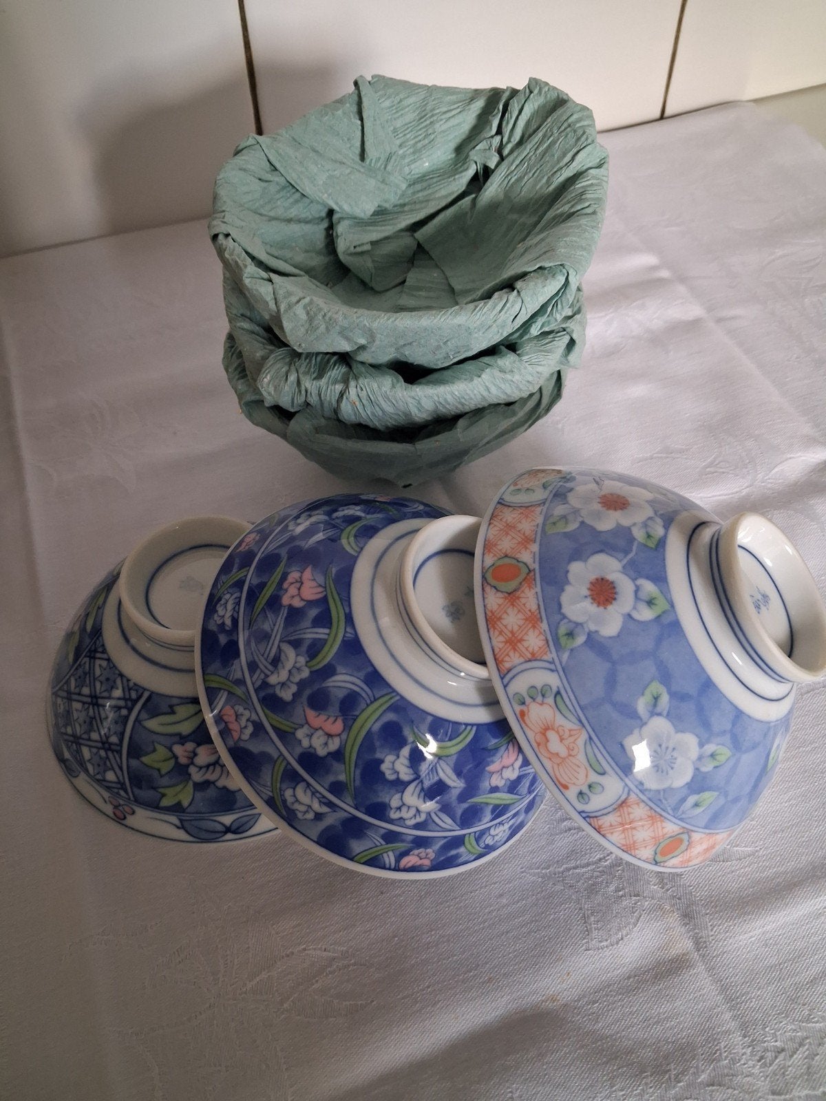 Set van 6 Chinees porseleinen kommetjes, 12cm, nieuw in doos, Nieuw, Ophalen of Verzenden, Kom(men), Overige stijlen