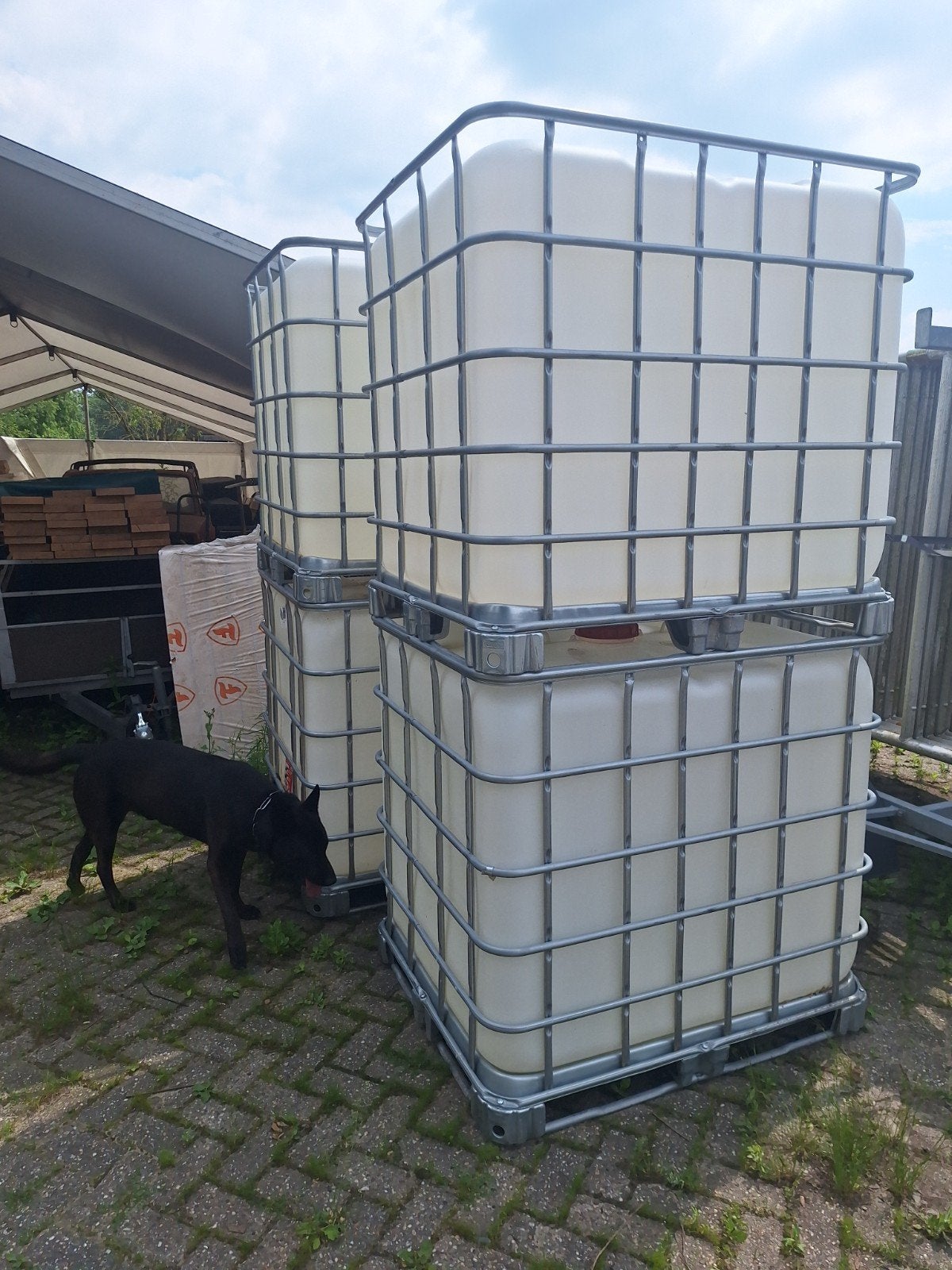 Ibc containers, Ophalen, 100 cm of meer, 60 cm of meer, 50 cm of meer
