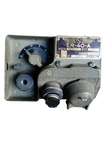 Jaren 50 Franse leger radio ER-40-A, ., Ophalen of Verzenden, ., Landmacht