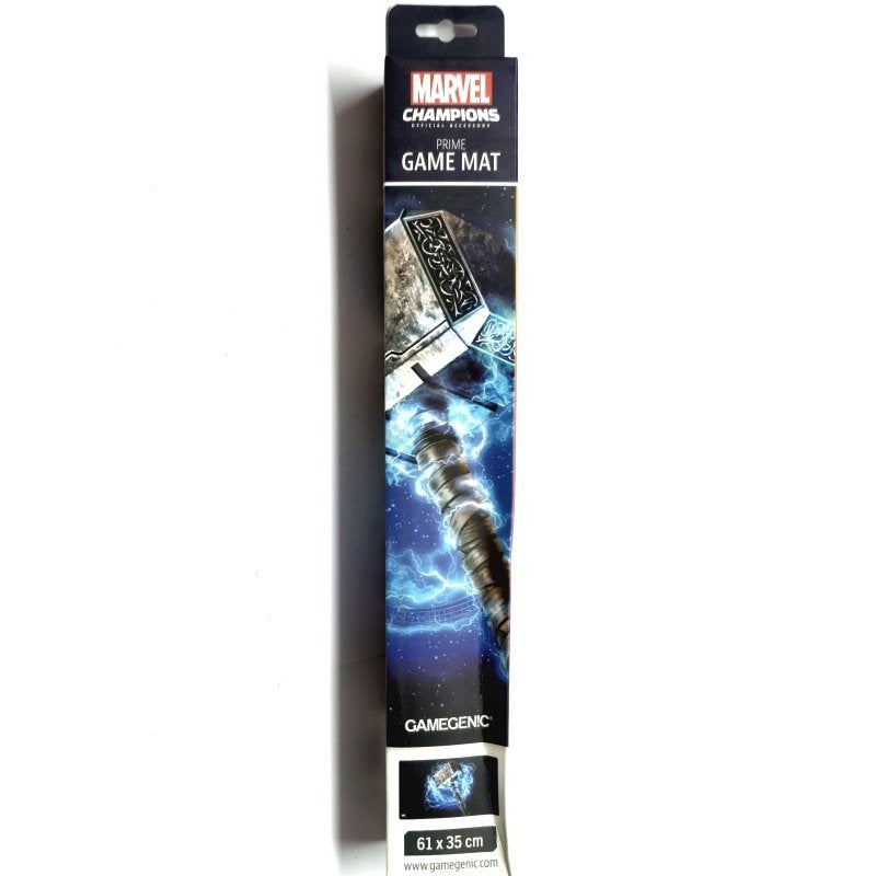 GameGenic Playmat Marvel Champions Thor's Hammer Mjolnir, Ophalen of Verzenden, Nieuw, Overige typen
