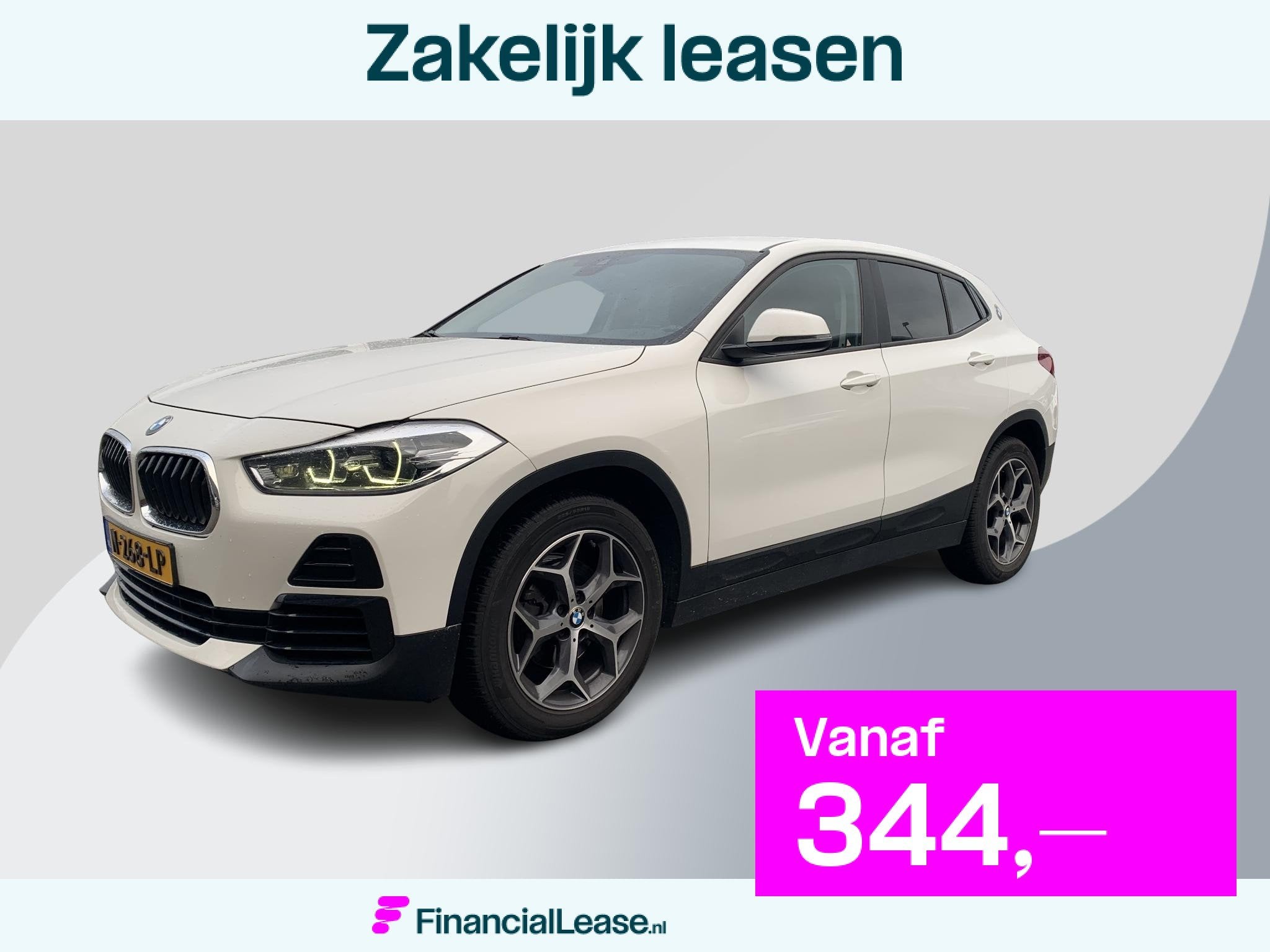 BMW X2 sDrive18i High Executive | Trekhaak | Stoelverwarming, Voorwielaandrijving, Gebruikt, Euro 6, Wit