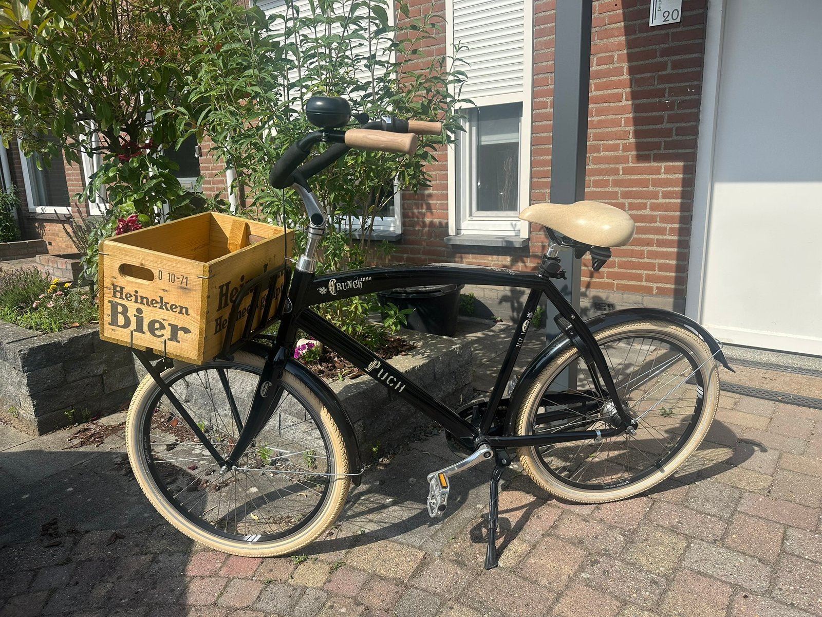 Transportfiets Puch Crunch, Terugtraprem, Versnellingen, Zo goed als nieuw, 57 tot 61 cm