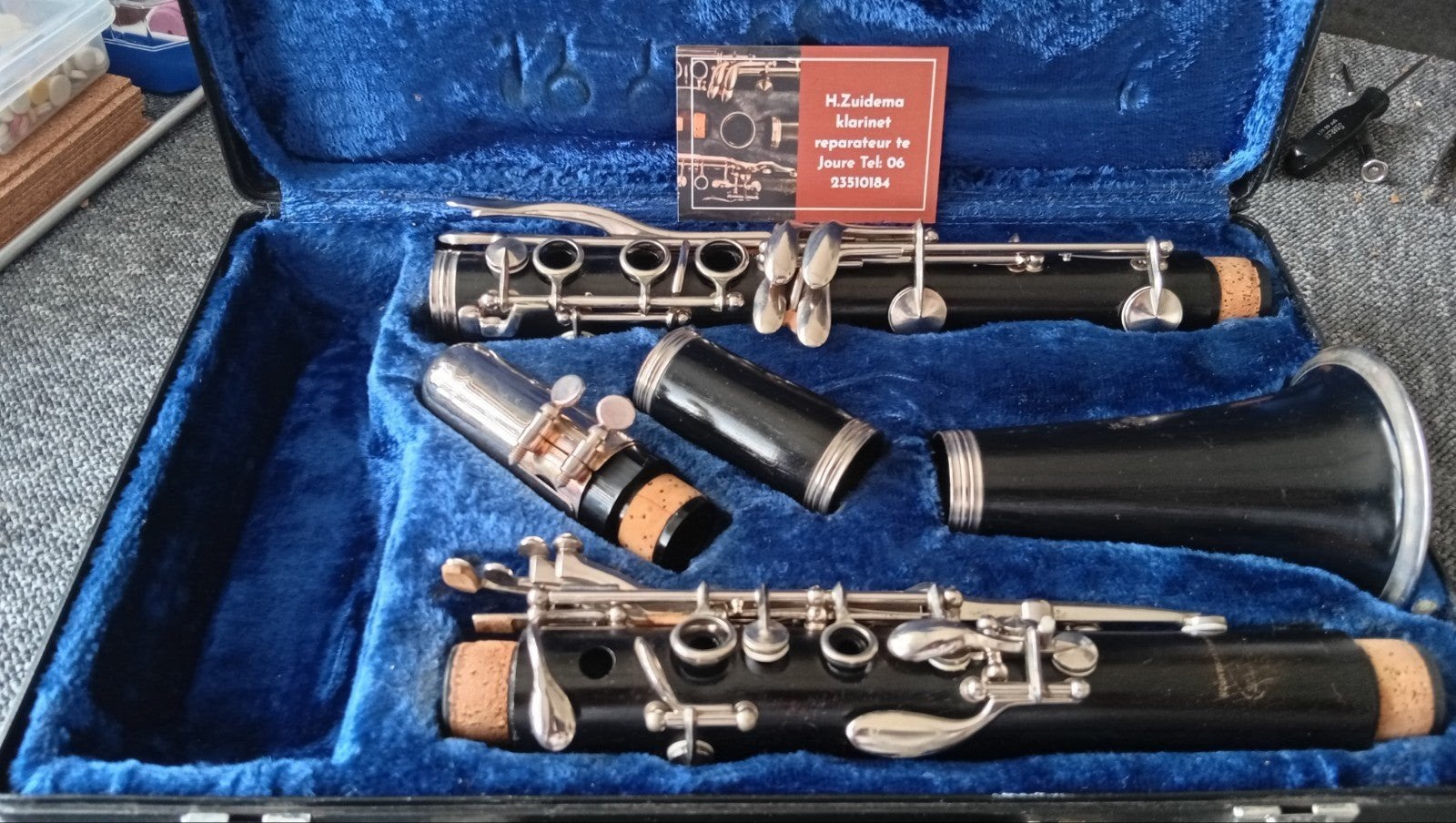Klarinetatelier:Fantastisch Fijne Buffet Crampon, Muziek en Instrumenten, Blaasinstrumenten | Klarinetten, Bes-klarinet, Ophalen of Verzenden
