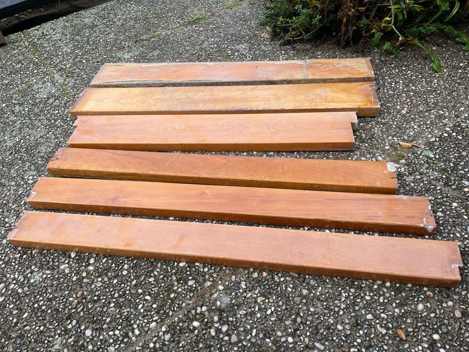 Beuken dorpels / drempels 27 mm dikte, Ophalen, Gebruikt, 25 tot 50 mm, Plank