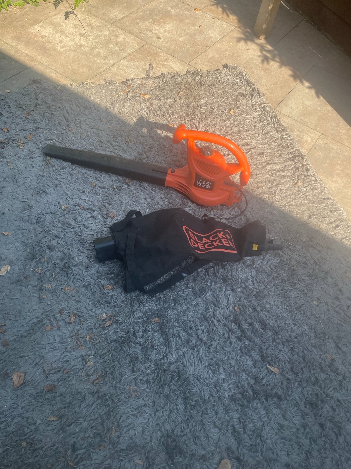 Black+Decker Bladblazer GW2500 - Zo goed als nieuw, Handgedragen, Ophalen of Verzenden, Zo goed als nieuw, Met opvangzak