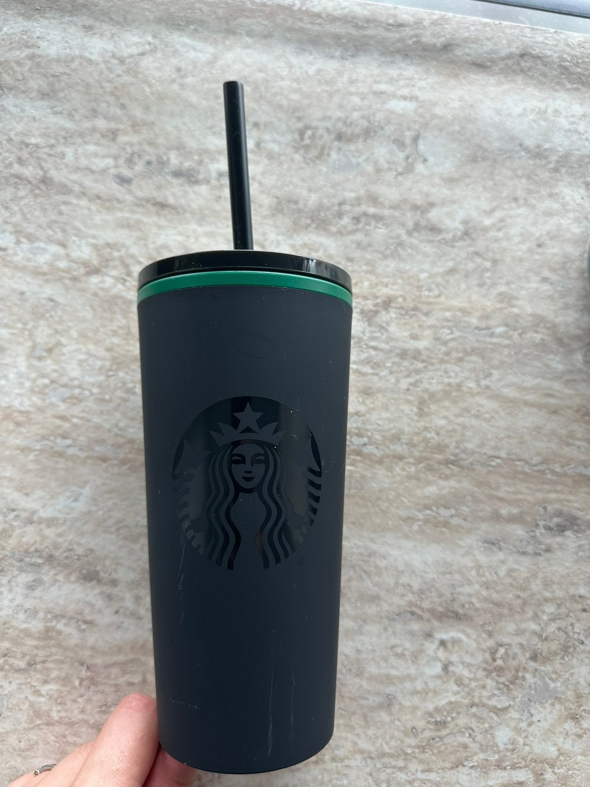 Starbucks drinkbeker matzwart, Huis en Inrichting, Keuken | Keukenbenodigdheden, Ophalen of Verzenden, Zo goed als nieuw