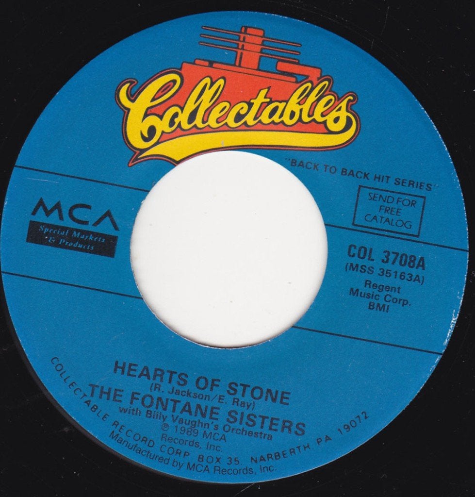 The Fontane Sisters - Hearts of Stone 7", Ophalen of Verzenden, Nieuw in verpakking, 7 inch, Pop