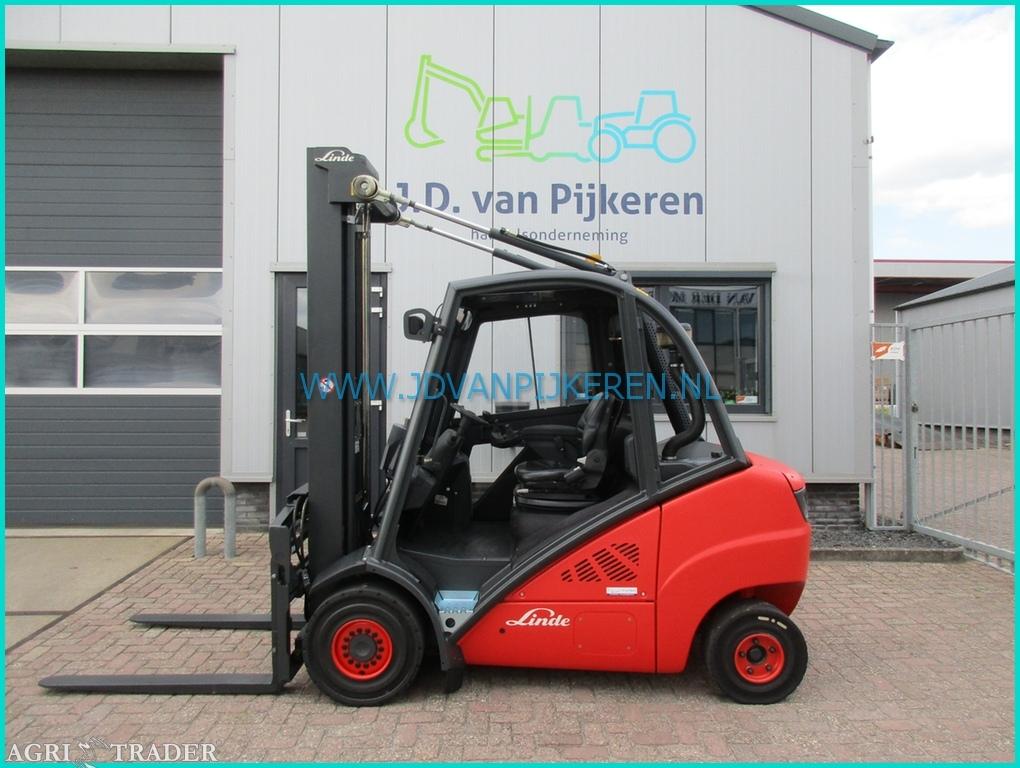 Linde H35D-01 diesel+triplex6.4m+shift+vorkversteller+cabine, 3000 tot 4000 kg, Linde, Diesel, Linde