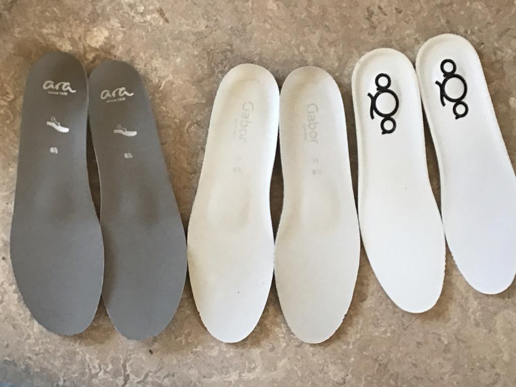 3 paar nieuwe inlegzooltjes mt 39,5 - Ara-Gabor-aQa, Ophalen of Verzenden, Nieuw, Overige typen