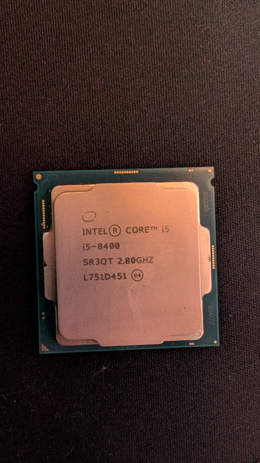 Intel i5-8400 met stock cooler, Ophalen, 6-core, LGA 1151, Gebruikt