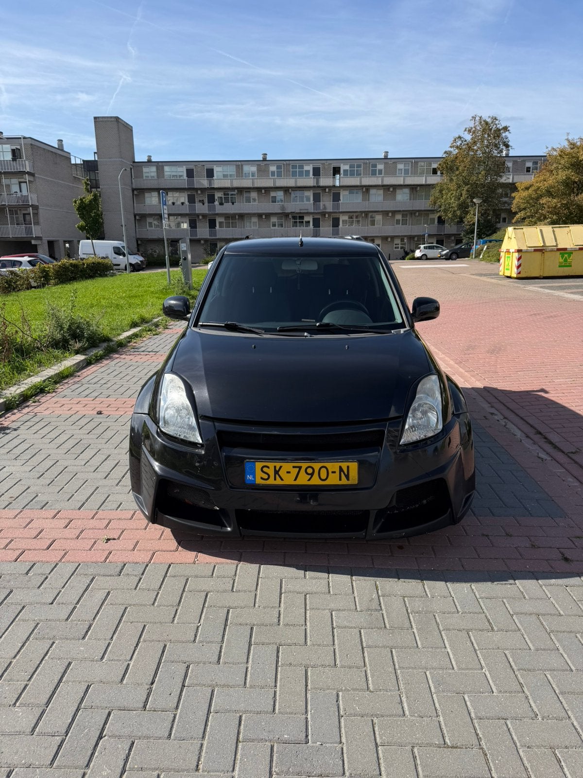 Suzuki Swift 1.3 3D 2009 Zwart, Auto's, Stof, Handgeschakeld, 1000 kg, Geïmporteerd