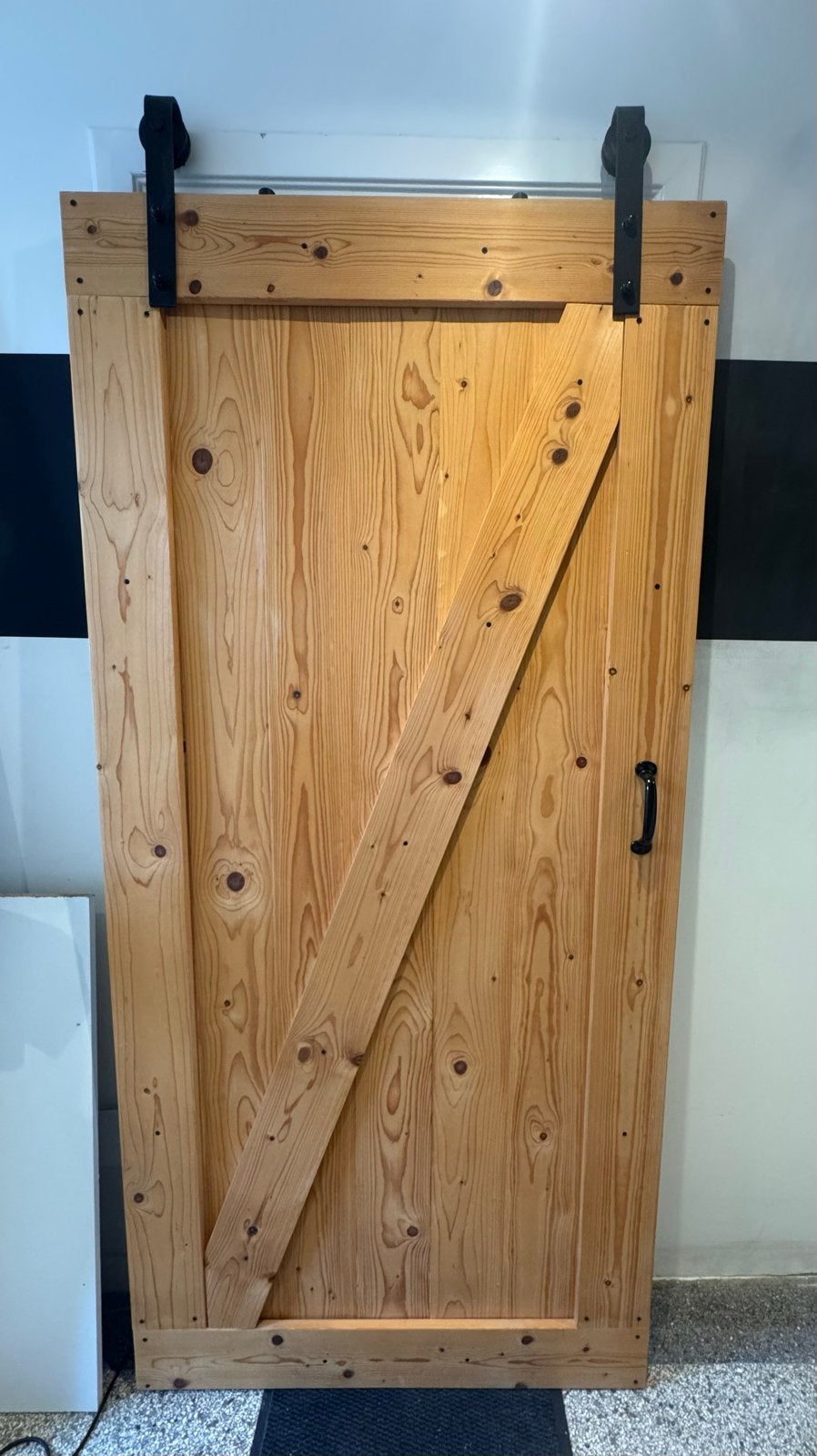 Barndoor inclusief schuifdeursysteem, Ophalen, Gebruikt, 80 tot 100 cm, 215 cm of meer