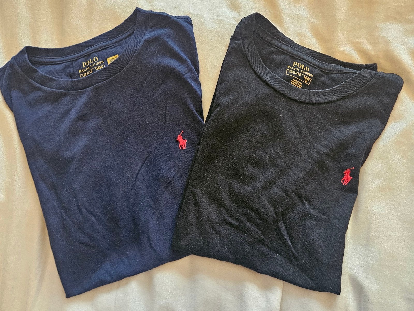 Ralph Lauren shirt set maat L 14-16 jaar (ca 164), Gebruikt, Verzenden, Shirt of Longsleeve, Jongen