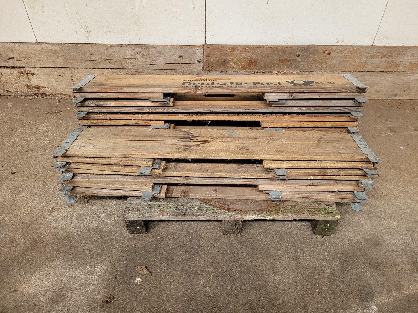 14x inklapbare palletrand/moestuinbak 120 x 80, Tuin en Terras, Ophalen, Kweekbak