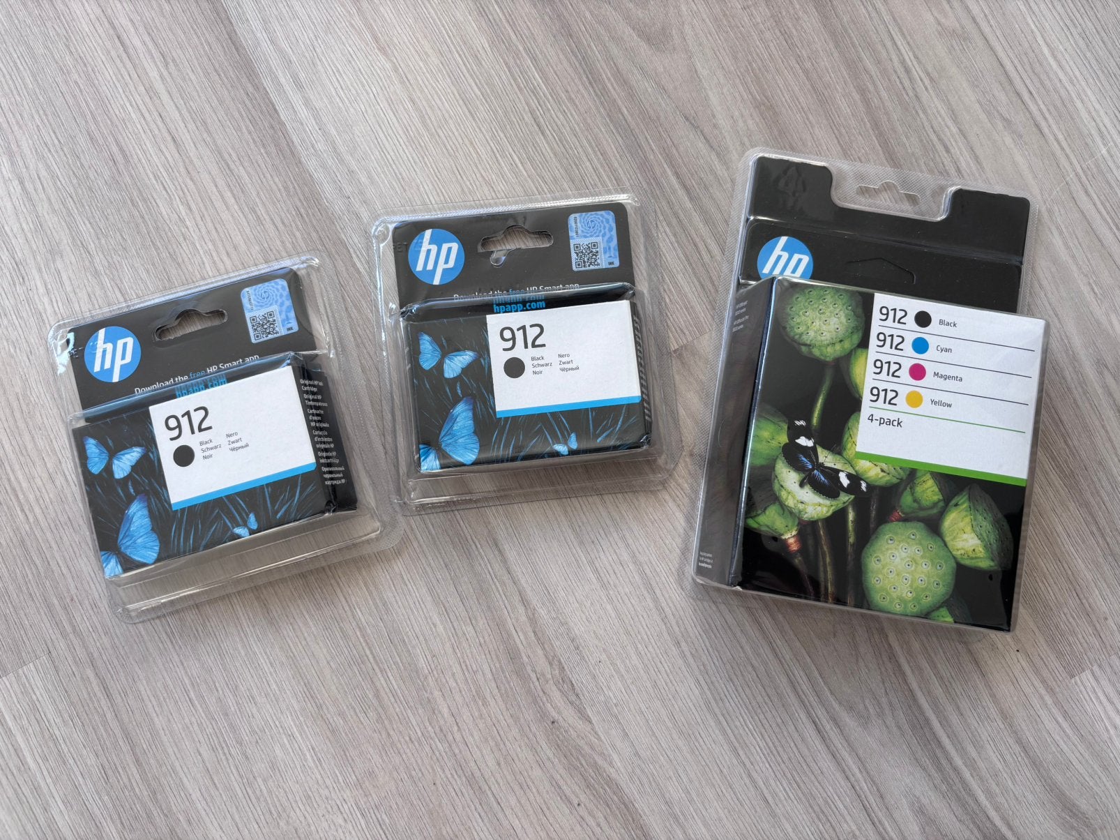 HP 912 Inktcartridges - Set van 3, Ophalen, Nieuw, Cartridge