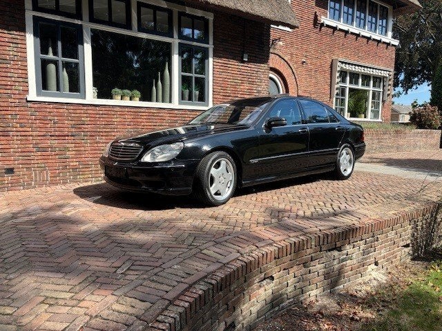 Mercedes S600 V12 AMG 95dkm - 2e eig.- Blijvend Youngtimer, Auto's, Achterwielaandrijving, Zwart, Zwart, Leder